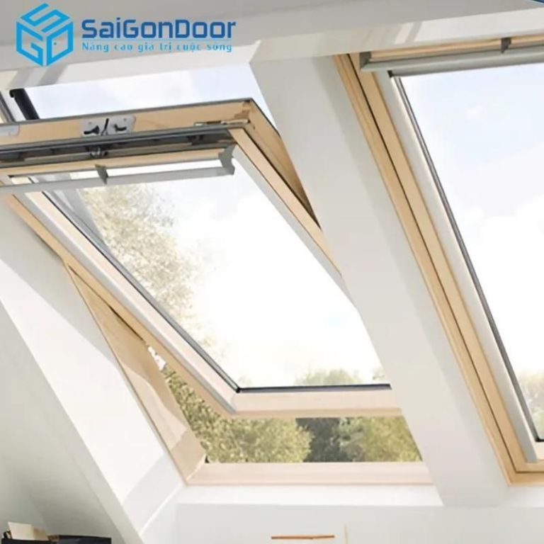 20+ Mẫu Cửa Nhựa Lõi Thép Vân Gỗ Hot Nhất Và Bảng Giá 2025 25 Cửa nhựa lõi thép cánh hất