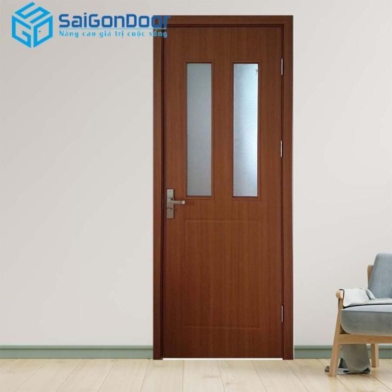 30+ Mẫu Cửa Nhựa Thông Phòng - Cập Nhật Báo Giá Cửa Mới Nhất 38 Cửa nhựa lõi thép vân gỗ kết hơp kính