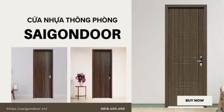 30+ Mẫu Cửa Nhựa Thông Phòng - Cập Nhật Báo Giá Cửa Mới Nhất 41 Tính thẩm mỹ vượt trội cho công trình