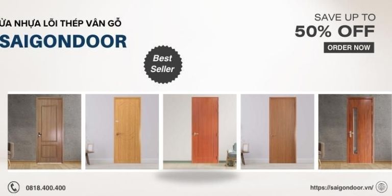 20+ Mẫu Cửa Nhựa Lõi Thép Vân Gỗ Hot Nhất Và Bảng Giá 2025 22 Ưu điểm vượt trội, giá thành phải chăng