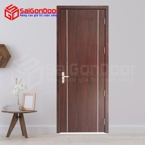 Cửa gỗ công nghiệp MDF melamine P1R2-1
