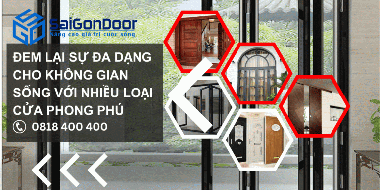 Đem lại sự đa dạng cho không gian sống với nhiều loại cửa phong phú Đem lại sự đa dạng cho không gian sống với nhiều loại cửa phong phú