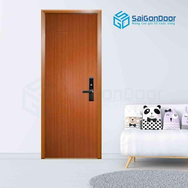 Cửa nhựa vân gỗ, giả gỗ có trọng lượng nhẹ nên giúp giảm tải trọng cho tòa nhà cửa phù hợp với phong cách kiến trúc