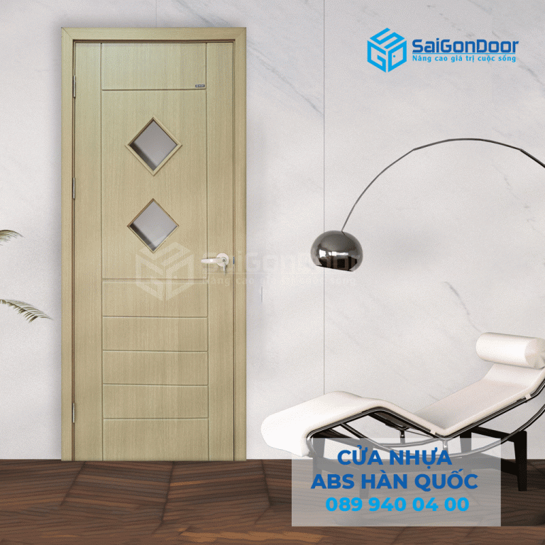Cửa ABS Hàn Quốc có bề mặt không thấm nước và không bám bụi Khám phá ưu điểm của cửa ABS Hàn Quốc so với các loại cửa khác