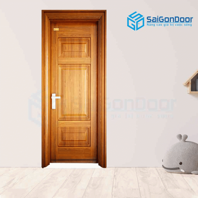 Mẫu cửa gỗ tự nhiên thịnh hành Ưu điểm của cửa nhựa composite so với cửa gỗ tự nhiên