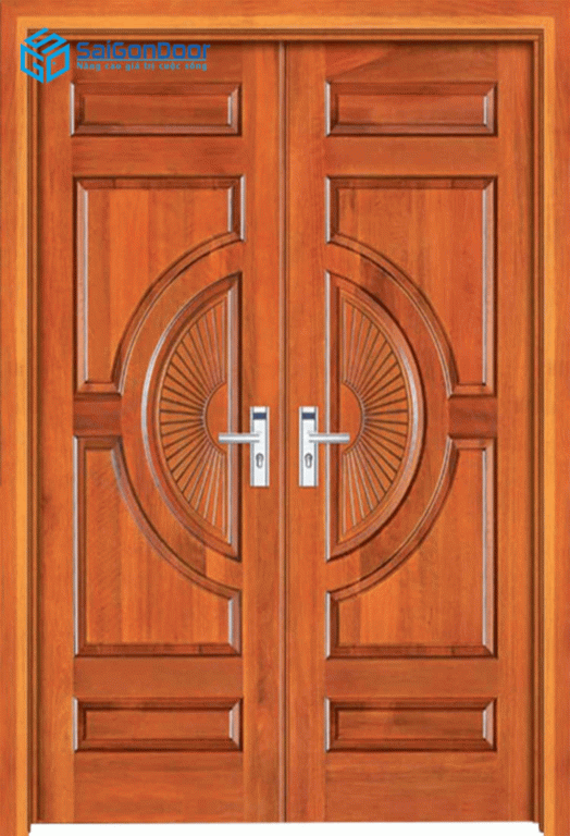 Cửa gỗ tự nhiên mang lại vẻ ấm cúng và sang trọng cho không gian Ưu điểm của cửa nhựa composite so với cửa gỗ tự nhiên