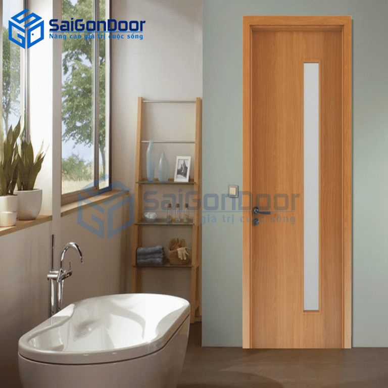 Thiết kế đương đại đề cao tính đơn giản để tạo sự thoải mái trong không gian sống Thiết kế cửa nhà vệ sinh đẹp và tiện nghi