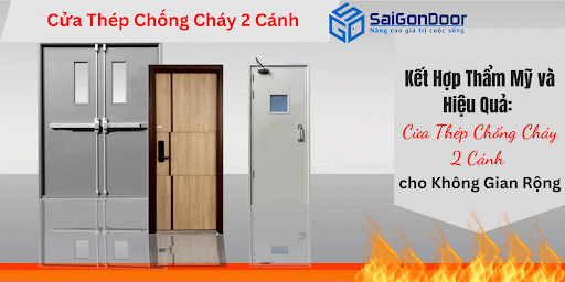 Kết Hợp Thẩm Mỹ và Hiệu Quả: Cửa Thép Chống Cháy 2 Cánh cho Không Gian Rộng Kết Hợp Thẩm Mỹ và Hiệu Quả: Cửa Thép Chống Cháy 2 Cánh cho Không Gian Rộng