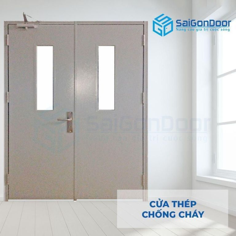 Cửa thoát hiểm đóng vai trò rất quan trọng trong trường hợp khẩn cấp Cấu tạo cửa thoát hiểm