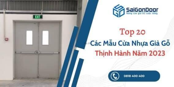 Top 20 Các Mẫu Cửa Nhựa Giả Gỗ Thịnh Hành Năm 2023 6 mẫu cửa nhựa giả gỗ