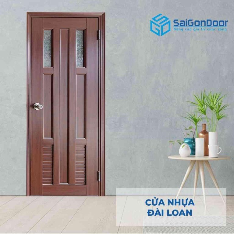 Cửa nhựa là sự kết hợp hài hòa mang đến vẻ đẹp cho căn phòng các mẫu cửa nhựa giả gỗ