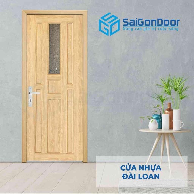 Cửa nhựa giả gỗ nhà tắm Cửa nhựa giả gỗ nhà tắm