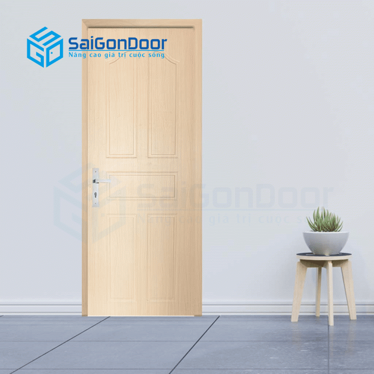 Cửa nhựa composite SYB màu trắng hồng nhạt Cửa nhựa composite SYB màu trắng hồng nhạt