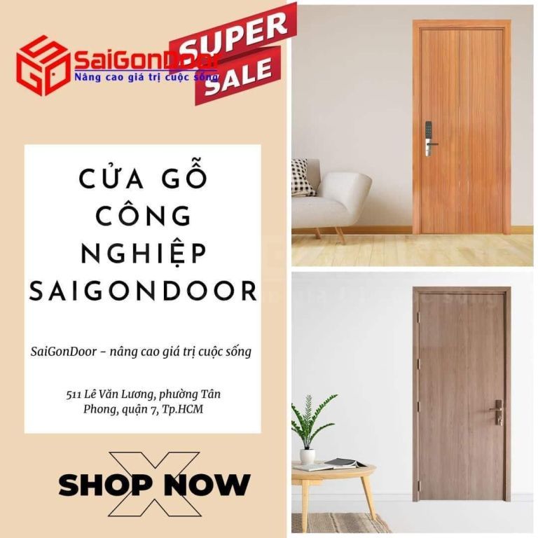 Cửa Gỗ Công Nghiệp - Những Thông Tin Cần Biết 9 cua-go-cong-nghiep-mdf-1