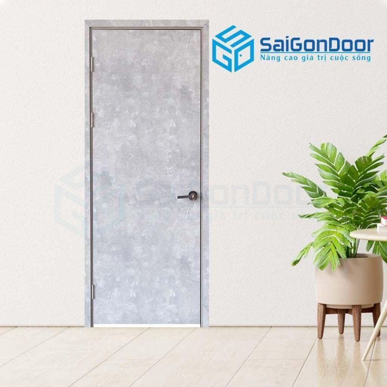 Mẫu cửa nhựa giả gỗ nu đá Cửa nhựa vân gỗ phòng ngủ