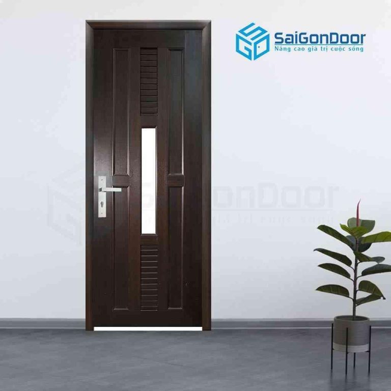 Mẫu cửa nhựa màu đen tạo nên sự hoàn hảo cho không gian Mẫu cửa nhựa cao cấp nhà vệ sinh