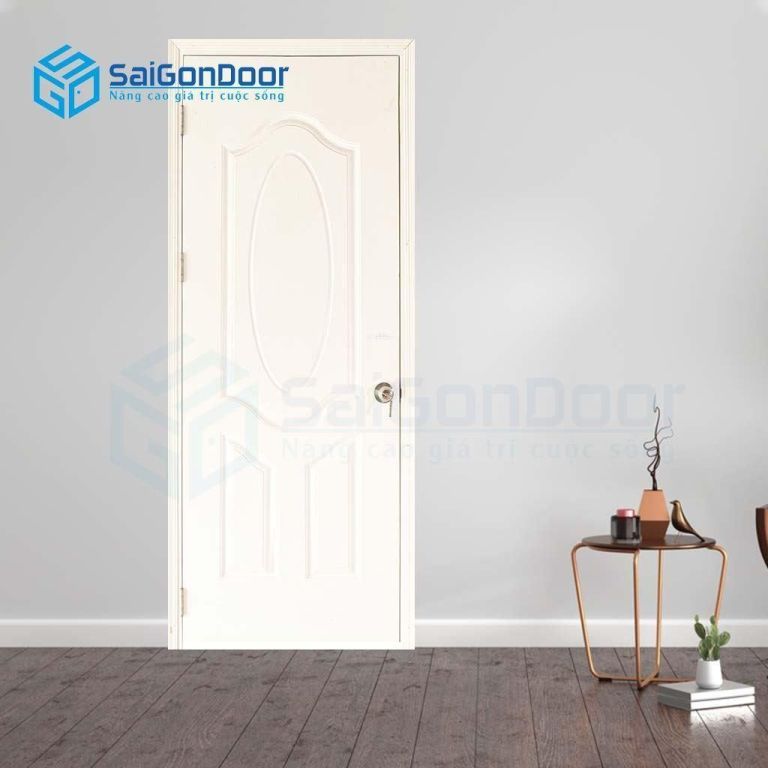 Mẫu cửa phòng ngủ màu trắng sữa tạo không gian sống yên tĩnh Mẫu cửa phòng ngủ màu trắng sữa tạo không gian sống yên tĩnh