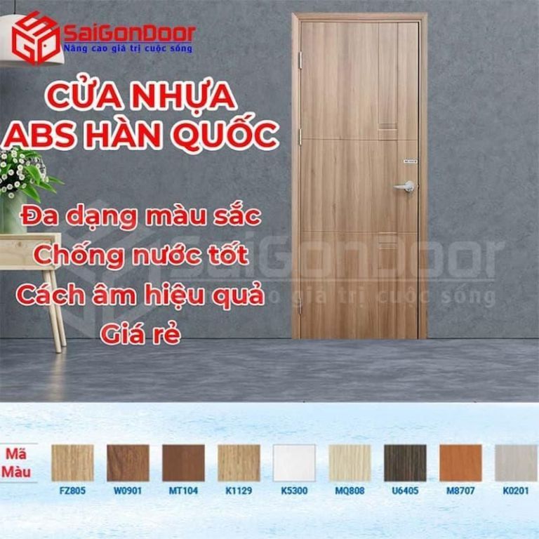 Cửa nhựa giả gỗ Kontum: Xu hướng hiện đại và sang trọng 2024 10 Cửa nhựa giả gỗ ABS