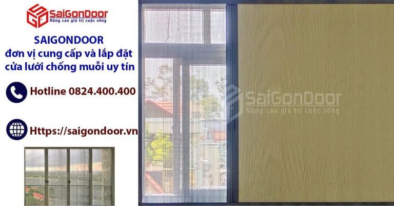 SaiGonDoor - Đơn vị thi công cửa lưới chống muỗi uy tín SaiGonDoor - Đơn vị thi công cửa lưới chống muỗi uy tín
