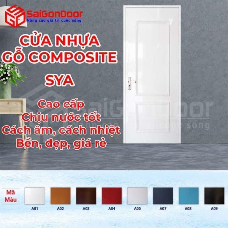 Cửa nhựa giả gỗ Kontum: Xu hướng hiện đại và sang trọng 2024 9 Cửa nhựa giả gỗ Composite