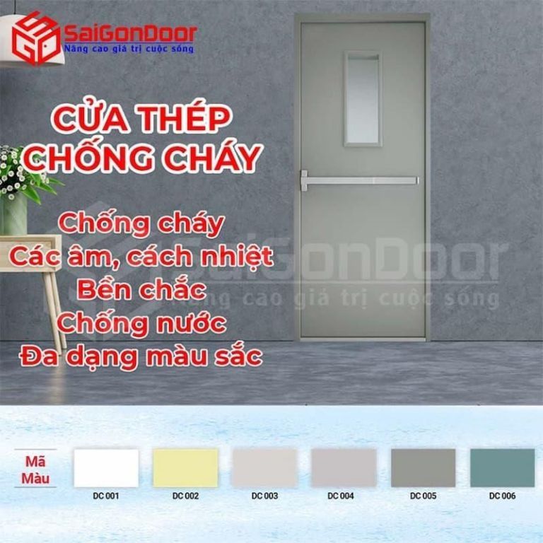 Cửa chống cháy Đồng Nai: Phòng ngừa nguy hại hỏa hoạn 2024 8 Giới thiệu cửa chống cháy Đồng Nai