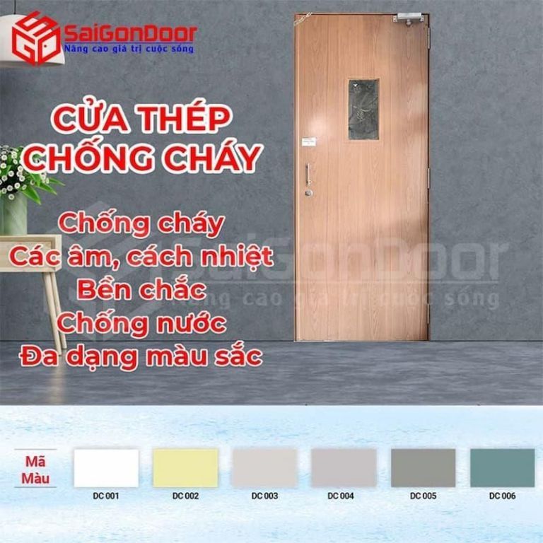 Cửa chống cháy tại Tây Ninh: Phân loại và báo giá mới 2024 10 Lợi ích khi sử dụng cửa chống cháy tại Tây Ninh