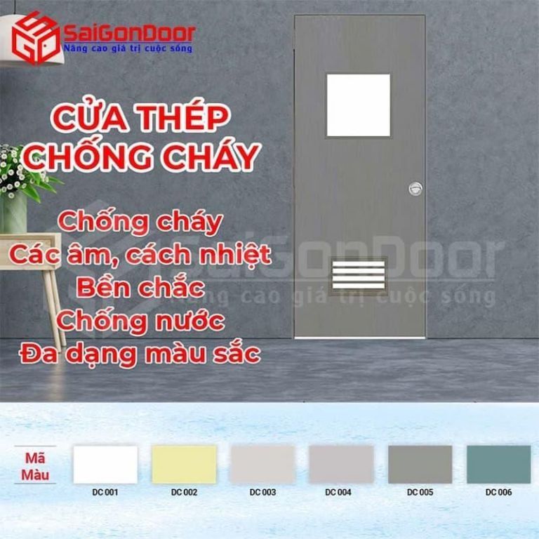 Cửa chống cháy Đồng Nai: Phòng ngừa nguy hại hỏa hoạn 2024 11 3 lợi ích khi sử dụng cửa chống cháy
