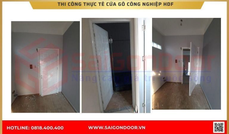 Hình ảnh công trình thực tế cửa gỗ công nghiệp HDF BRVT Hình ảnh công trình thực tế cửa gỗ công nghiệp HDF BRVT