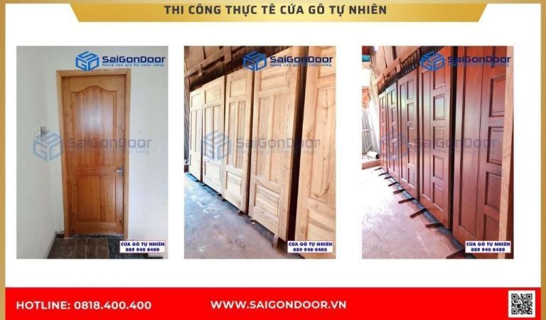 Hình ảnh công trình thực tế cửa gỗ tự nhiên BRVT Hình ảnh công trình thực tế cửa gỗ tự nhiên BRVT