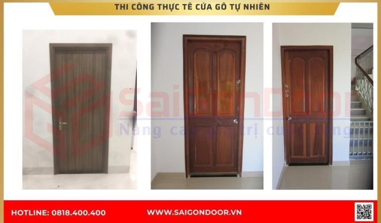 Hình ảnh công trình thực tế cửa gỗ tự nhiên BRVT Hình ảnh công trình thực tế cửa gỗ tự nhiên BRVT