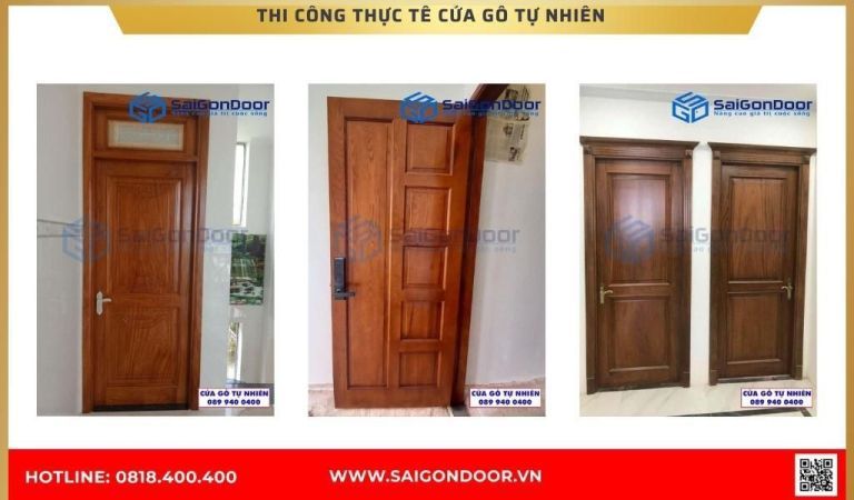 Hình ảnh công trình thực tế cửa gỗ tự nhiên BRVT Hình ảnh công trình thực tế cửa gỗ tự nhiên BRVT
