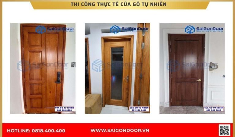Hình ảnh công trình thực tế cửa gỗ tự nhiên BRVT Hình ảnh công trình thực tế cửa gỗ tự nhiên BRVT