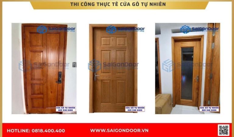 Hình ảnh công trình thực tế cửa gỗ tự nhiên BRVT Hình ảnh công trình thực tế cửa gỗ tự nhiên BRVT