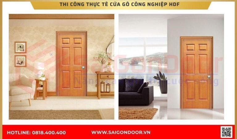 Hình ảnh thi công thực tế Cửa Gỗ Công Nghiệp HDF Tây Ninh Hình ảnh thi công thực tế Cửa Gỗ Công Nghiệp HDF Tây Ninh
