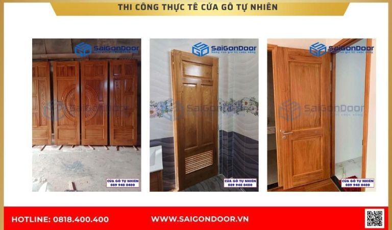 Hình ảnh thi công thực tế Cửa Gỗ Tự Nhiên Bình Phước Hình ảnh thi công thực tế Cửa Gỗ Tự Nhiên Bình Phước