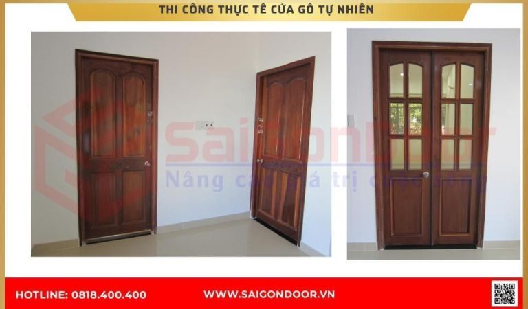 Hình ảnh thi công thực tế Cửa Gỗ Tự Nhiên Bình Phước Hình ảnh thi công thực tế Cửa Gỗ Tự Nhiên Bình Phước