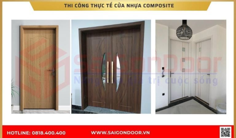Hình ảnh thi công thực tế cửa nhựa composite BRVT Hình ảnh thi công thực tế cửa nhựa composite BRVT