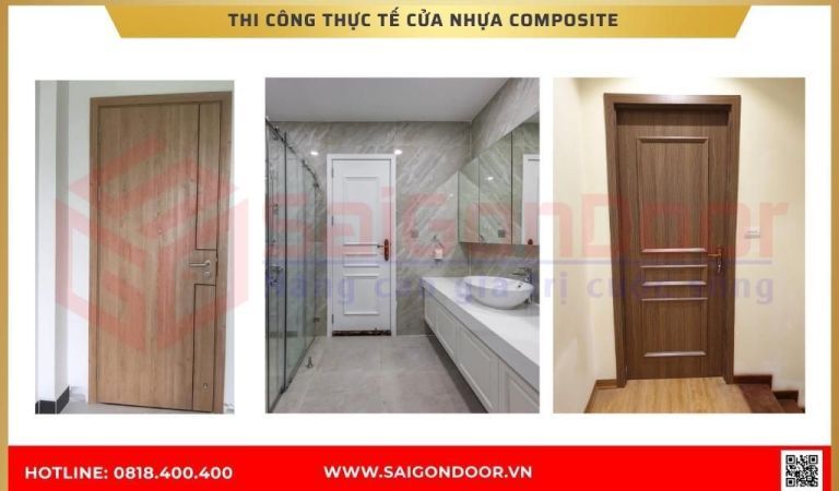 Hình ảnh thi công thực tế cửa nhựa composite BRVT Hình ảnh thi công thực tế cửa nhựa composite BRVT