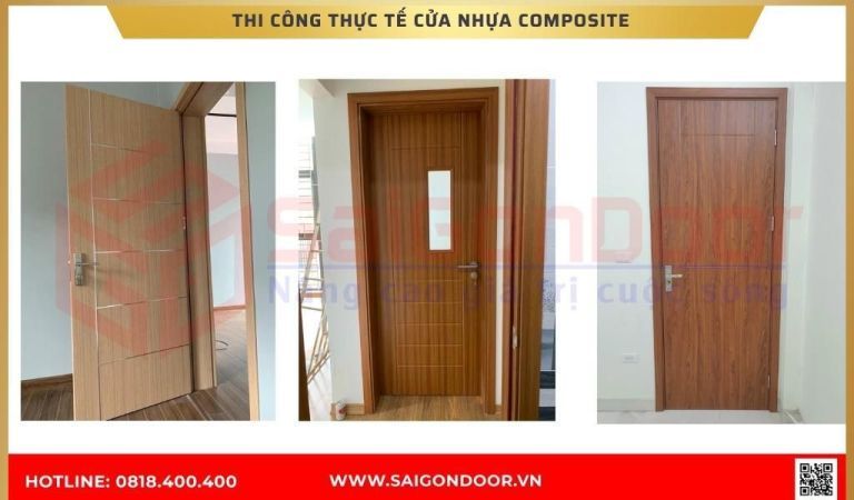 Hình ảnh thi công thực tế cửa nhựa composite Cà Mau Hình ảnh thi công thực tế cửa nhựa composite Cà Mau