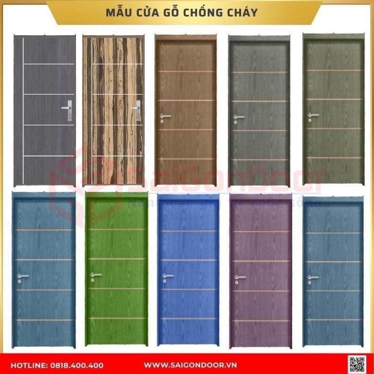 Mẫu cửa gỗ chống cháy được ưa chuộng tại Cà Mau Mẫu cửa gỗ chống cháy được ưa chuộng