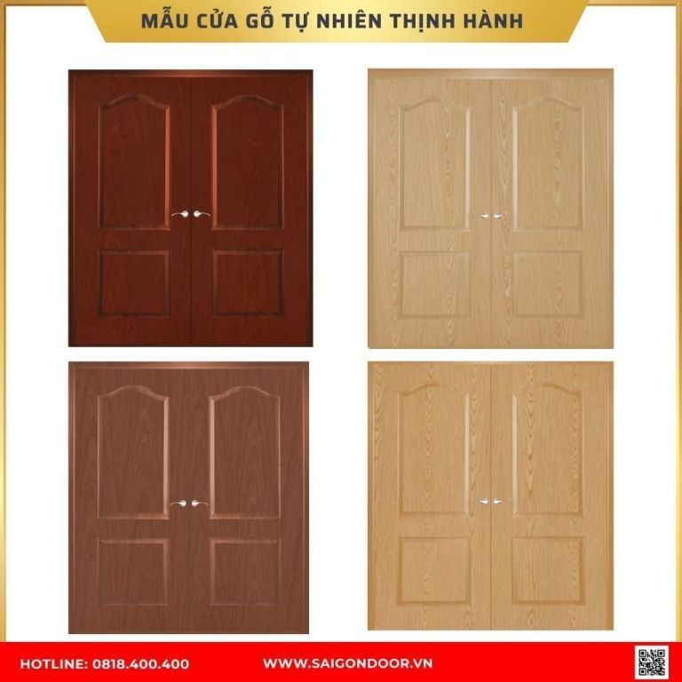 Mẫu cửa gỗ tự nhiên được ưa chuộng tại Bình Phước Mẫu cửa gỗ tự nhiên được ưa chuộng