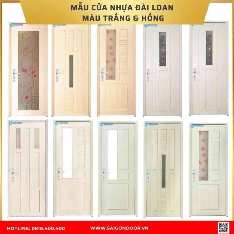 Mẫu cửa nhựa Đài Loan Kiên Giang Mẫu cửa nhựa Đài Loan Kiên Giang