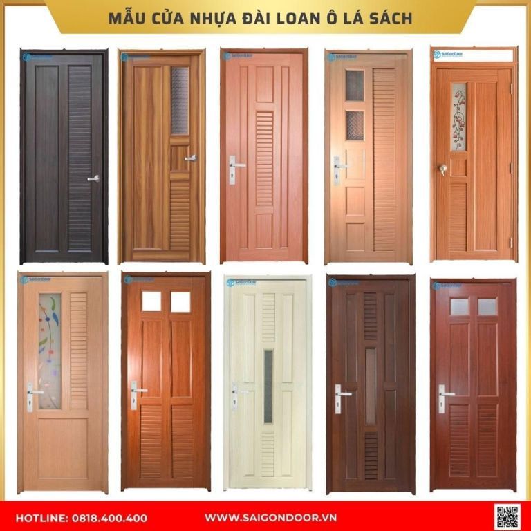 Mẫu cửa nhựa Đài Loan Long An Mẫu cửa nhựa Đài Loan Long An