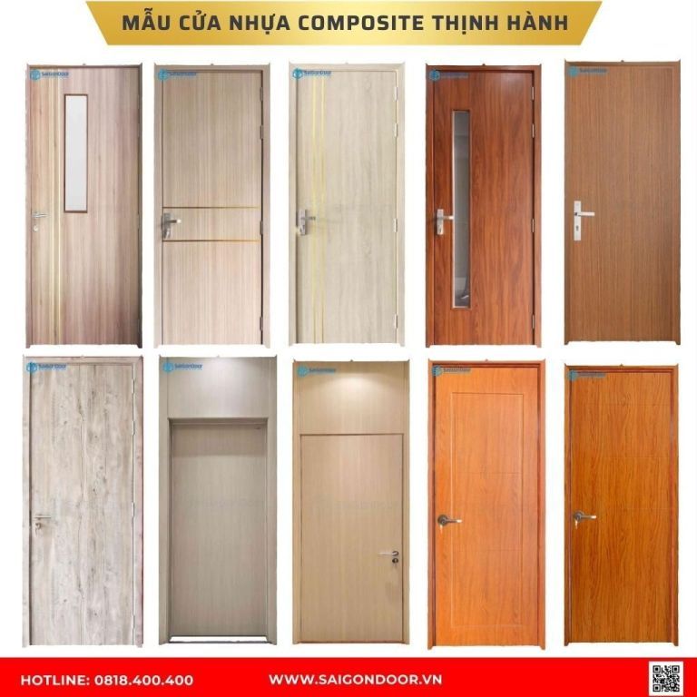 Mẫu cửa nhựa composite Cần Thơ Mẫu cửa nhựa composite Cần Thơ