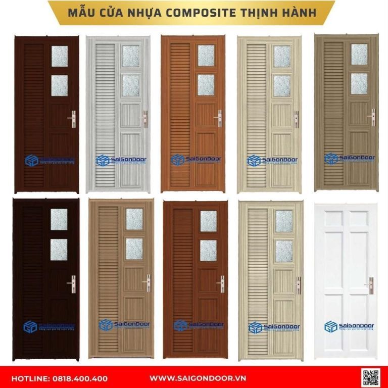 Mẫu cửa nhựa composite Kiên Giang Mẫu cửa nhựa composite Kiên Giang