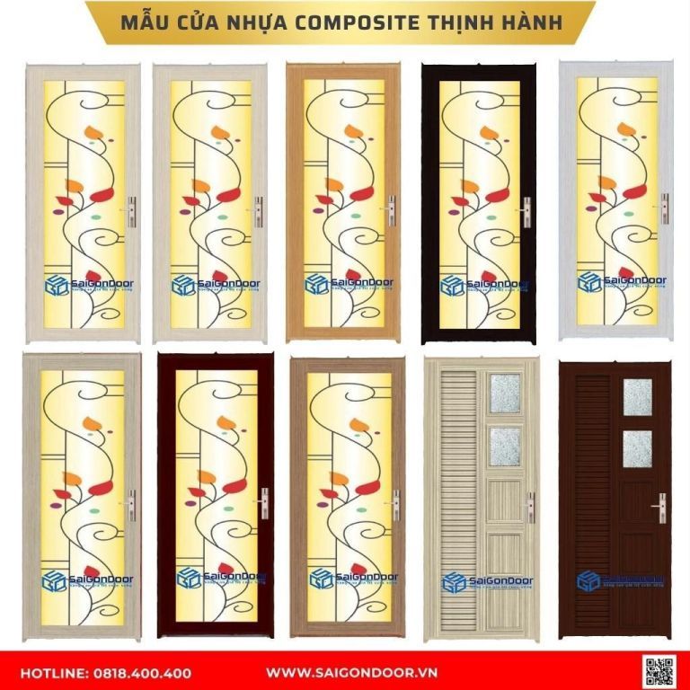 Mẫu cửa nhựa composite Kiên Giang Mẫu cửa nhựa composite Kiên Giang
