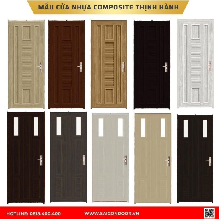 Mẫu cửa nhựa composite Vĩnh Long Mẫu cửa nhựa composite Vĩnh Long
