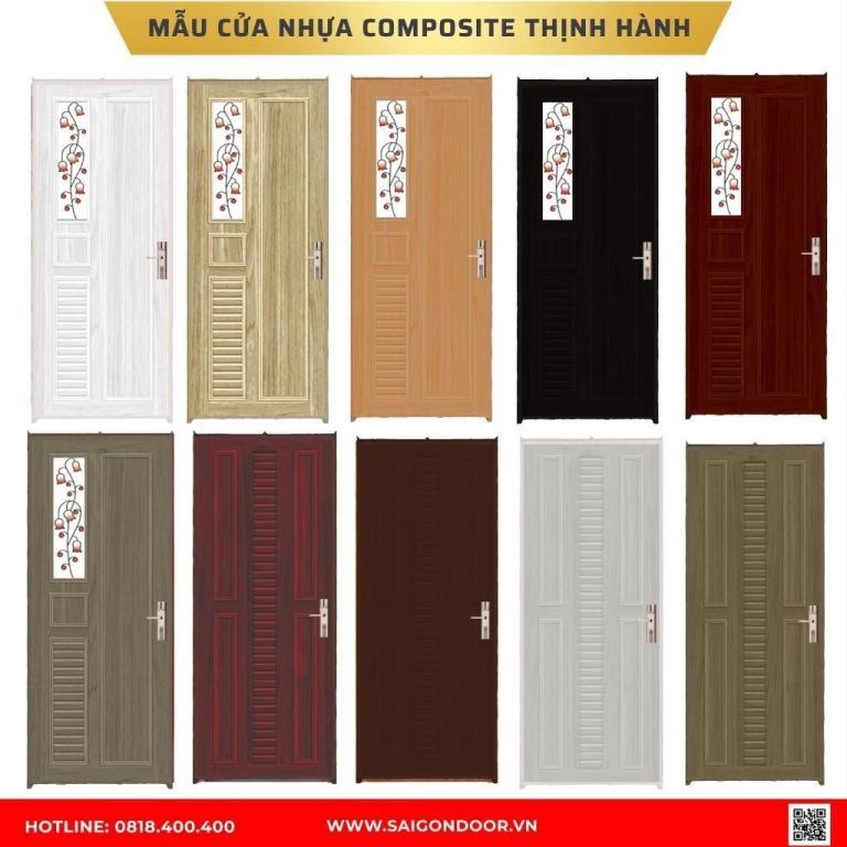 Mẫu cửa nhựa composite Vĩnh Long Mẫu cửa nhựa composite Vĩnh Long