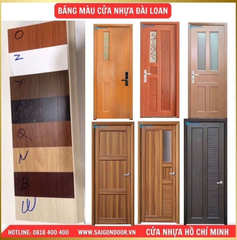Bảng màu cửa nhựa Đài Loan Hồ Chí Minh cập nhật mới nhất: Bảng màu cửa nhựa Đài Loan Hồ Chí Minh cập nhật mới nhất: