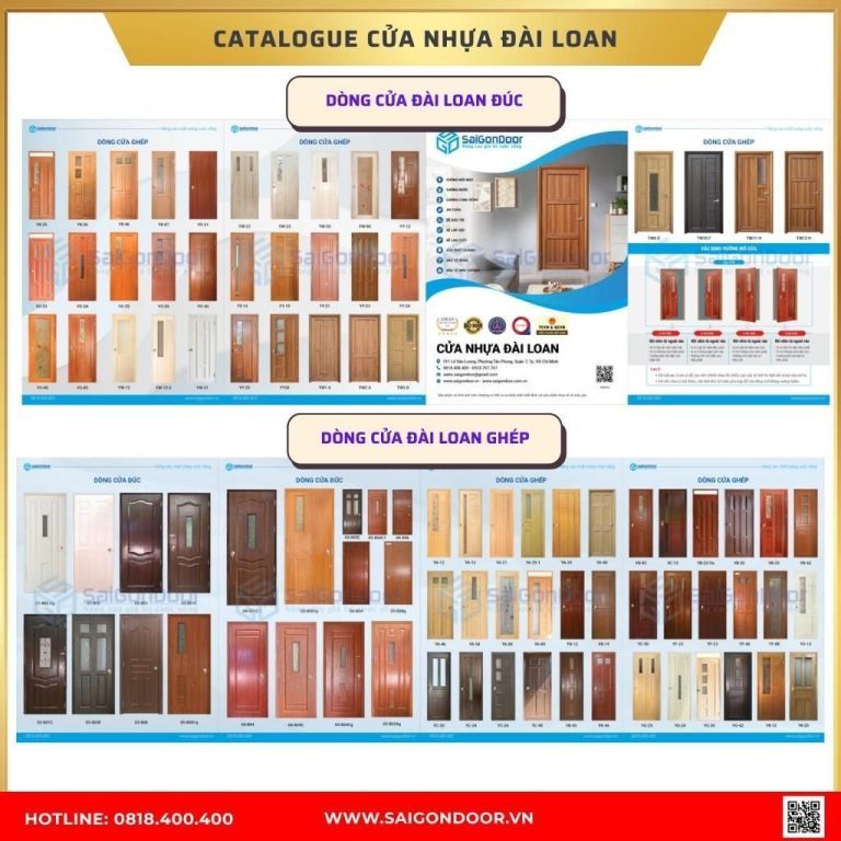 Catalog cửa nhựa Đài Loan Cần Thơ Catalog cửa nhựa Đài Loan